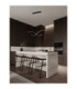 Brio Bar Pendant Ceiling Light Sandy Black Triac Dimmable LED 27W 1145lm 2700-3000-4000K CCT-2