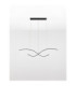 Brio Bar Pendant Ceiling Light Sandy Black Triac Dimmable LED 27W 1145lm 2700-3000-4000K CCT-3