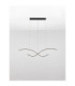 Brio Bar Pendant Ceiling Light Sandy Black Triac Dimmable LED 27W 1145lm 2700-3000-4000K CCT-4