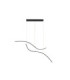 Brio Bar Pendant Ceiling Light Sandy Black Triac Dimmable LED 27W 1145lm 2700-3000-4000K CCT-5