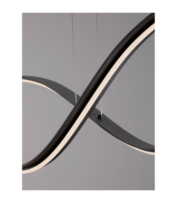 Brio Bar Pendant Ceiling Light Sandy Black Triac Dimmable LED 27W 1145lm 2700-3000-4000K CCT-6