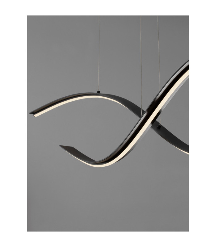 Brio Bar Pendant Ceiling Light Sandy Black Triac Dimmable LED 27W 1145lm 2700-3000-4000K CCT-7