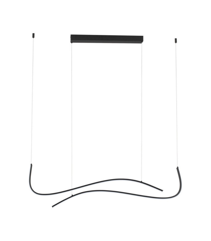 Brio Bar Pendant Ceiling Light Sandy Black Triac Dimmable LED 27W 1203lm 2700-3000-4000K CCT-1