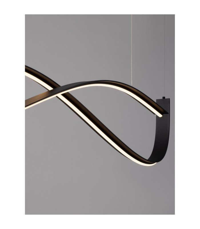 Brio Bar Pendant Ceiling Light Sandy Black Triac Dimmable LED 27W 1203lm 2700-3000-4000K CCT-6