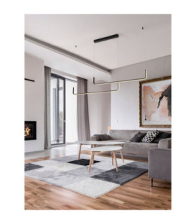 Strita Bar Pendant Ceiling Light Sandy Black Triac Dimmable LED 40W 2856lm 3000K-2