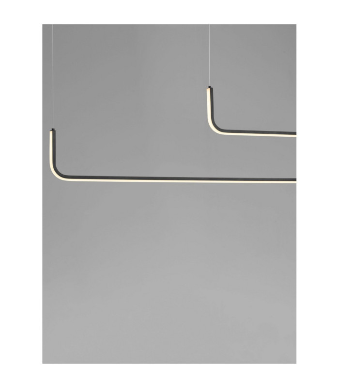 Strita Bar Pendant Ceiling Light Sandy Black Triac Dimmable LED 40W 2856lm 3000K-4