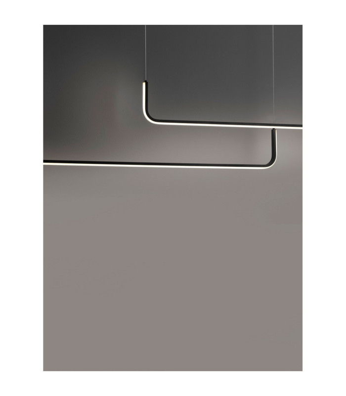 Strita Bar Pendant Ceiling Light Sandy Black Triac Dimmable LED 40W 2856lm 3000K-6