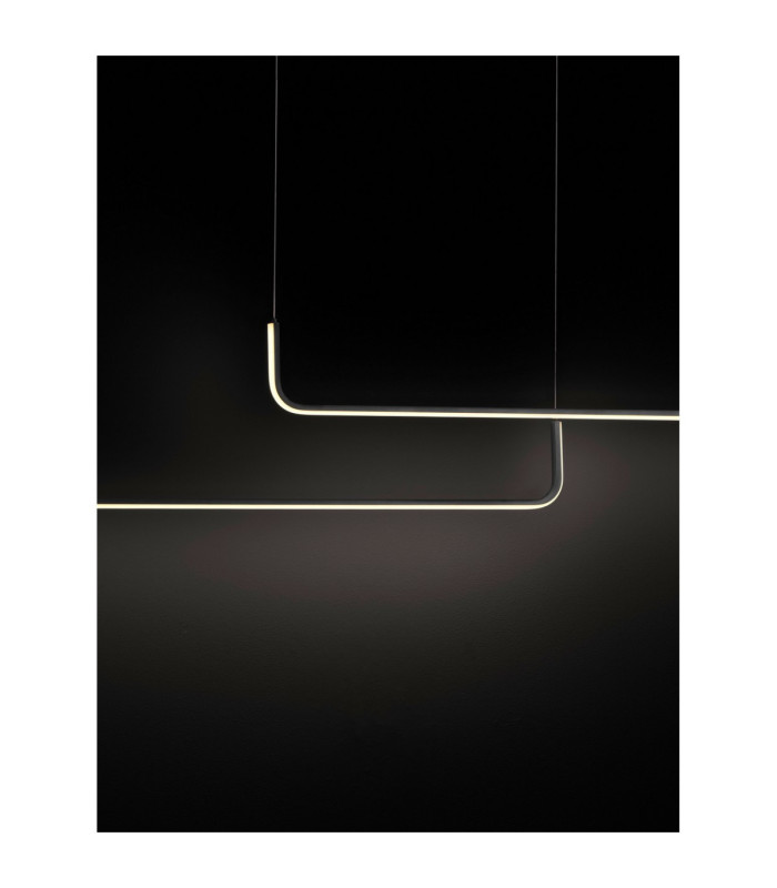 Strita Bar Pendant Ceiling Light Sandy Black Triac Dimmable LED 40W 2856lm 3000K-7
