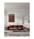 Strita Bar Pendant Ceiling Light Brass Gold Triac Dimmable LED 40W 2856lm 3000K-2