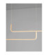 Strita Bar Pendant Ceiling Light Brass Gold Triac Dimmable LED 40W 2856lm 3000K-5