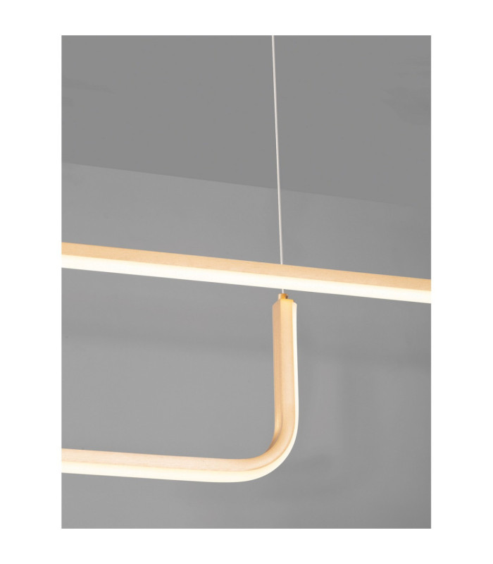 Strita Bar Pendant Ceiling Light Brass Gold Triac Dimmable LED 40W 2856lm 3000K-6