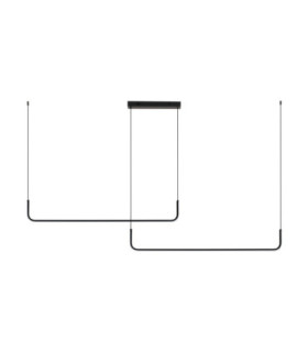 Strita Bar Pendant Ceiling Light Sandy Black Triac Dimmable LED 42W 1849lm 3200K-1