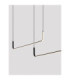 Strita Bar Pendant Ceiling Light Sandy Black Triac Dimmable LED 42W 1849lm 3200K-5