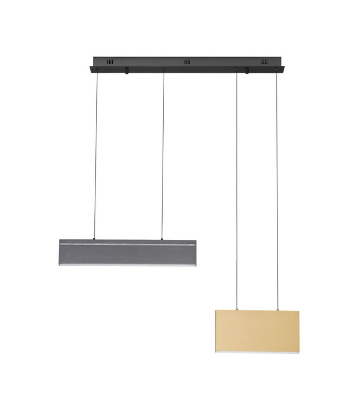 Aluna Integrated LED Pendant Ceiling Light Gold Black Triac Dimmable LED 30W 1802lm 3000K-1