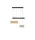 Aluna Integrated LED Pendant Ceiling Light Gold Nickel Black Triac Dimmable LED 49W 2928lm 3000K-3