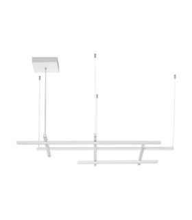 Pace Bar Pendant Ceiling Light Sandy White Triac Dimmable LED 83W 4847lm 3000K-1