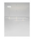 Pace Bar Pendant Ceiling Light Sandy White Triac Dimmable LED 83W 4847lm 3000K-4