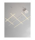 Pace Bar Pendant Ceiling Light Sandy White Triac Dimmable LED 83W 4847lm 3000K-6