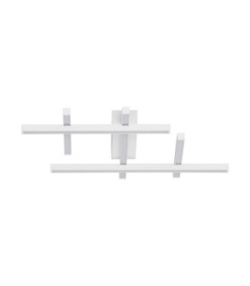Pace Integrated LED Semi Flush Ceiling Light Sandy White Triac Dimmable LED 42W 2373lm 3000K-1
