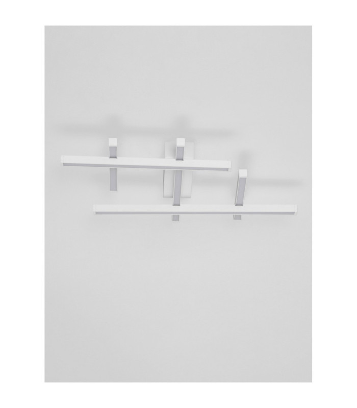 Pace Integrated LED Semi Flush Ceiling Light Sandy White Triac Dimmable LED 42W 2373lm 3000K-3