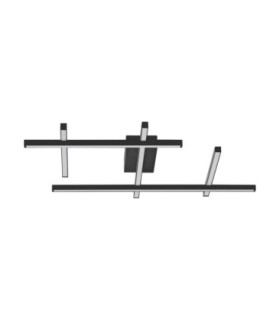 Pace Integrated LED Semi Flush Ceiling Light Sandy Black Triac Dimmable LED 63W 4020lm 3000K-1