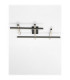 Pace Integrated LED Semi Flush Ceiling Light Sandy Black Triac Dimmable LED 63W 4020lm 3000K-4