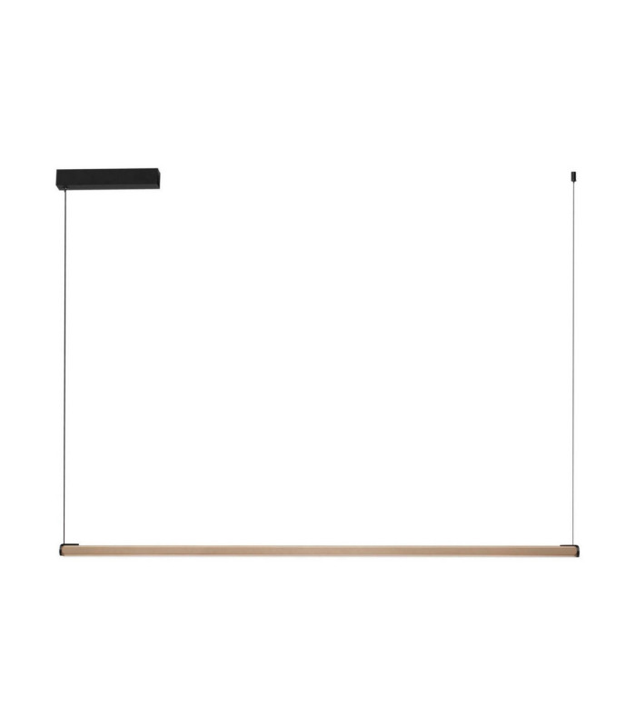 Lios Bar Pendant Ceiling Light Champagne Gold Matt Black Triac Dimmable LED 28W 723lm 3000K-1