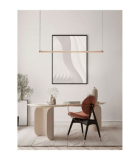 Lios Bar Pendant Ceiling Light Champagne Gold Matt Black Triac Dimmable LED 28W 723lm 3000K-2