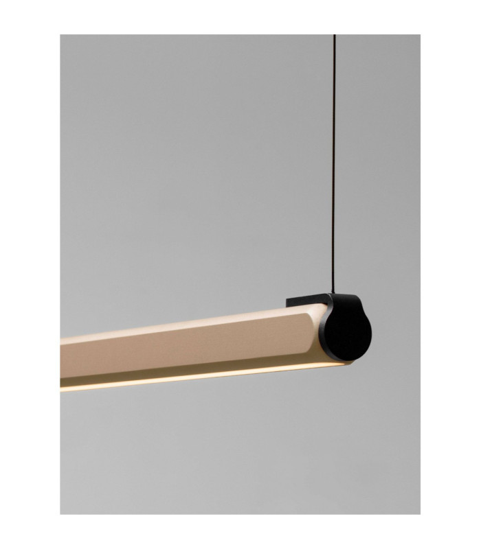 Lios Bar Pendant Ceiling Light Champagne Gold Matt Black Triac Dimmable LED 28W 723lm 3000K-5