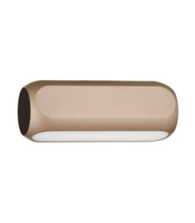 Elli Integrated LED Semi Flush Ceiling Light Champagne Gold Matt Black Triac Dimmable LED 11W 475lm 3000K-1