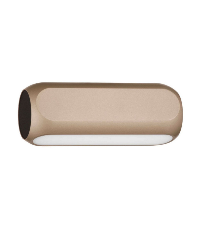 Elli Integrated LED Semi Flush Ceiling Light Champagne Gold Matt Black Triac Dimmable LED 11W 475lm 3000K-1
