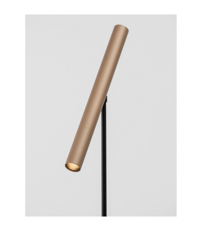Prato Reading Lamp Champagne Gold Black LED 8W 474lm 3000K-5