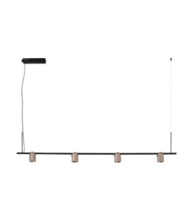 Sirmos Bar Pendant Ceiling Light Champagne Gold Sandy Black Triac Dimmable LED 30W 1608lm 3000K-1