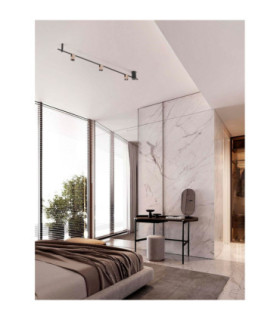 Sirmos Ceiling Spotlight Bar Champagne Gold Sandy Black Triac Dimmable LED 21W 1561lm 3000K-2