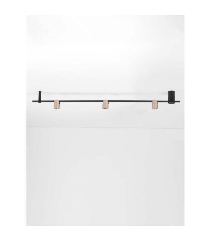Sirmos Ceiling Spotlight Bar Champagne Gold Sandy Black Triac Dimmable LED 21W 1561lm 3000K-4