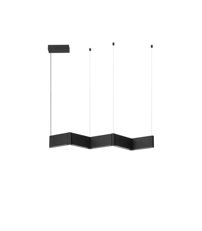 Flusso Bar Pendant Ceiling Light Sandy Black LED 43W 1290lm 3000K-3