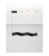 Flusso Bar Pendant Ceiling Light Sandy Black LED 43W 1290lm 3000K-6