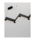 Flusso Bar Pendant Ceiling Light Sandy Black LED 43W 1290lm 3000K-7