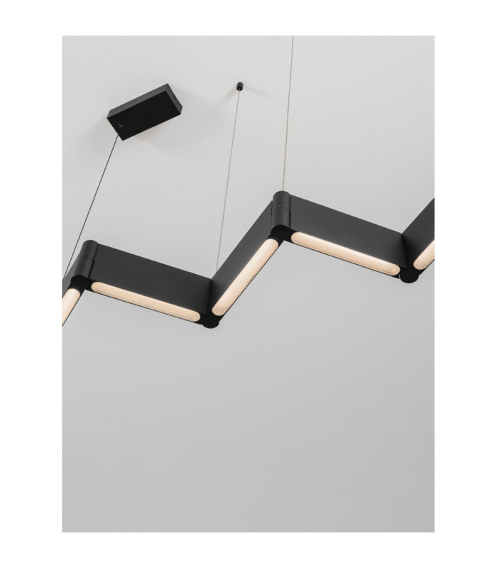 Flusso Bar Pendant Ceiling Light Sandy Black LED 43W 1290lm 3000K-7