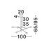 Nordik Multi Arm Pendant Ceiling Light Black Triac Dimmable LED 28W 1200lm 3000K-4