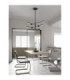 Nordik Multi Arm Pendant Ceiling Light Black Triac Dimmable LED 40W 1680lm 3000K-2