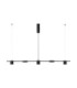 Nordik Bar Pendant Ceiling Light Black Triac Dimmable LED 29W 1200lm 3000K-1