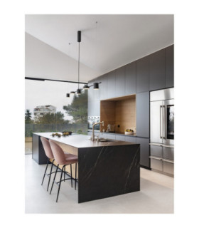 Nordik Bar Pendant Ceiling Light Black Triac Dimmable LED 29W 1200lm 3000K-2