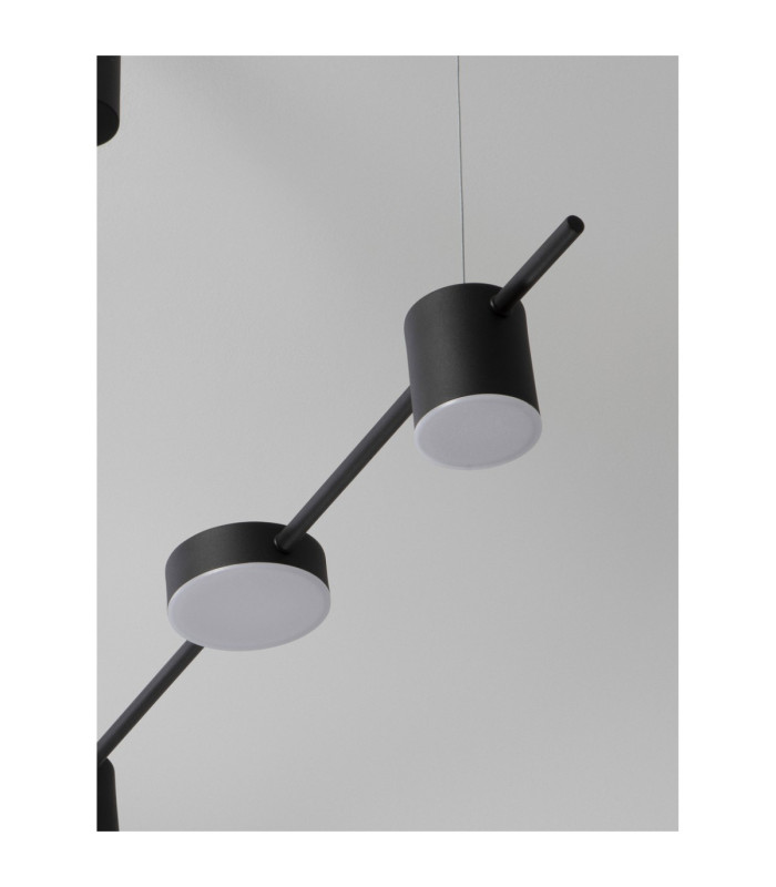 Nordik Bar Pendant Ceiling Light Black Triac Dimmable LED 29W 1200lm 3000K-3