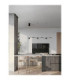 Riaz Bar Pendant Ceiling Light Sandy Black Triac Dimmable LED 29W 1956lm 2700-3000-4000K CCT-2