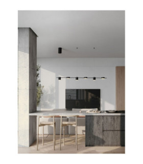 Riaz Bar Pendant Ceiling Light Sandy Black Triac Dimmable LED 29W 1956lm 2700-3000-4000K CCT-2