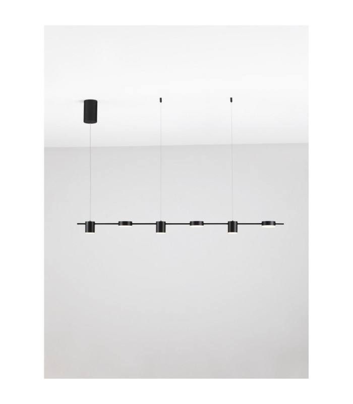 Riaz Bar Pendant Ceiling Light Sandy Black Triac Dimmable LED 29W 1956lm 2700-3000-4000K CCT-4