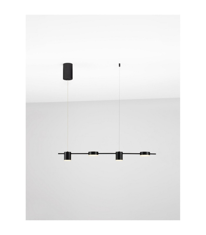 Riaz Bar Pendant Ceiling Light Sandy Black Triac Dimmable LED 20W 1418lm 2700-3000-4000K CCT-4