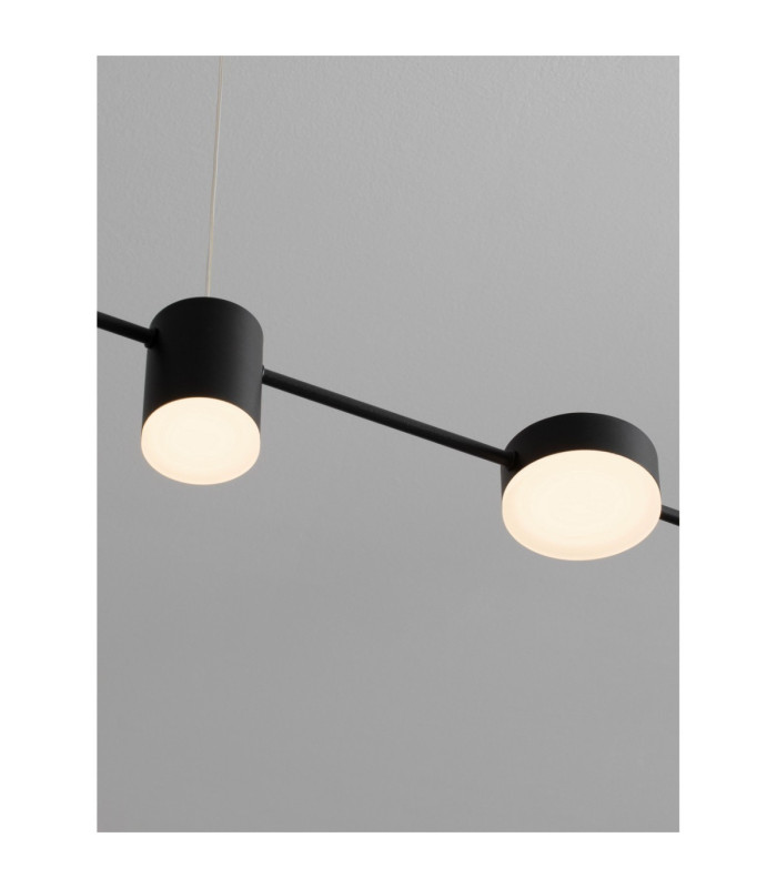 Riaz Bar Pendant Ceiling Light Sandy Black Triac Dimmable LED 20W 1418lm 2700-3000-4000K CCT-5