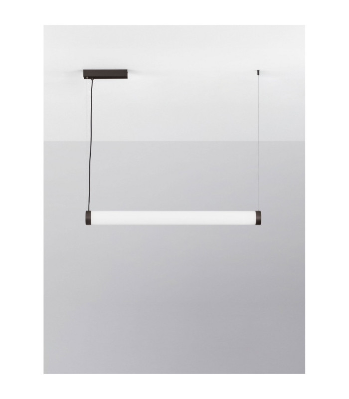 Glaze Bar Pendant Ceiling Light Sandy Black Triac Dimmable LED 32W 2172lm 3000K-3